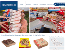 Tablet Screenshot of pizzaboxmanufacturers.com